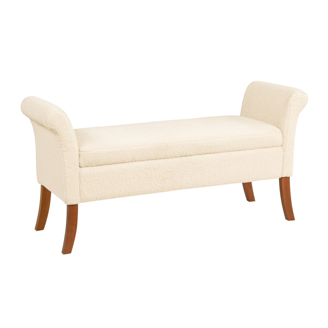 Wholesale Interior Designs4Comfort Garbo Sherpa Storage Bench Ottoman
